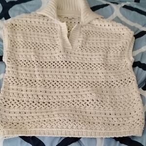 Banana Republic Cream Cowl Neck Sweater